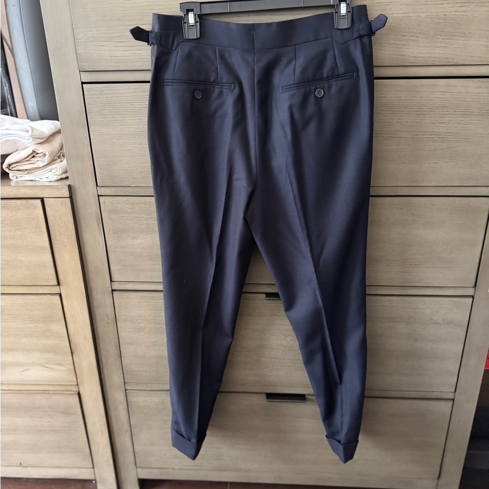 Spier and Mackay Navy Hopsack High Rise Trouser size 30 *Tailored*